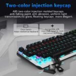 AULA F3087 TKL Mechanical Gaming Keyboard – Blue Switch – Rainbow backlight | Black / Silver - Image 3