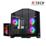 Xigmatek Cubi M ARGB +PSU 600W Mid Tower Case