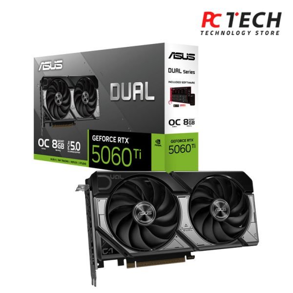 ASUS Dual GeForce RTX 5060 8GB GDDR7 OC Edition GRAPHIC CARD