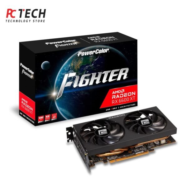 PowerColor Fighter AMD Radeon RX 6600 XT 8GB GDDR6 Graphics Card – BOX