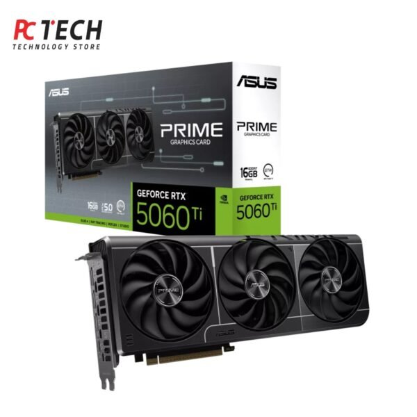 ASUS PRIME GeForce RTX 5060 Ti 16GB GDDR7 | DLSS 3.5 | Ray Tracing