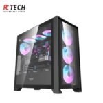 DarkFlash DRX90 Black Gaming Case – Mid Tower with RGB
