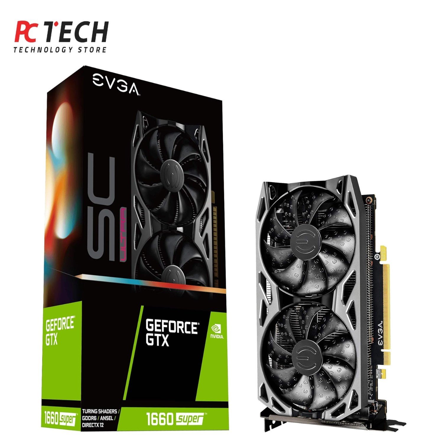 EVGA GeForce GTX 1660 SUPER SC ULTRA 6GB GDDR6 Graphics Card 1