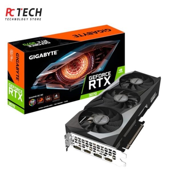 Gigabyte Gaming OC RTX 3070 8GB | High FPS 1440p GPU – Tray Version