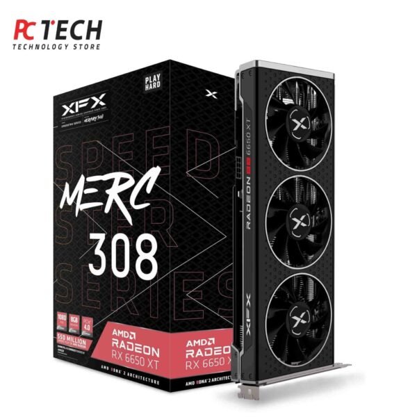 XFX RX 6650 XT 8GB Graphics Card | Smooth 1080p & 1440p Gaming GPU