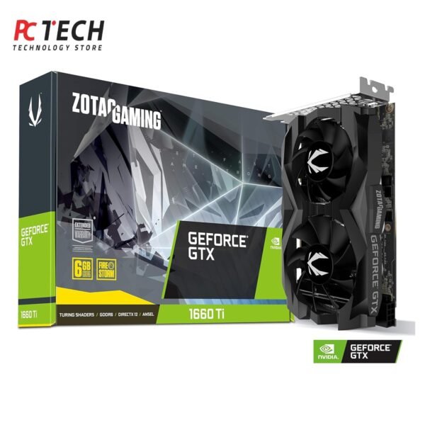 ZOTAC Twin Edge GTX 1660 Ti 6GB Graphics Card – Tray Version