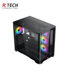 Xigmatek Crystal Storm Gaming Case – Curved Tempered Glass - Image 2