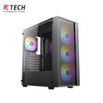 Antec AX65 Gaming Case with 4x ARGB Fans + 450W Antec Atom Power Supply