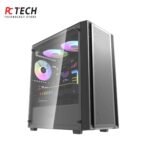 DK353 ATX Mid Tower Gaming PC Case with High Airflow Design