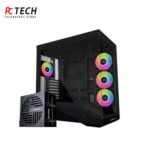 Lian Li V100R Gaming Case with 750W 80+ Bronze Power Supply – Mid Tower RGB