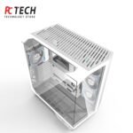 DARKFLASH DY470 White ATX Gaming PC Case with High Airflow - Image 3