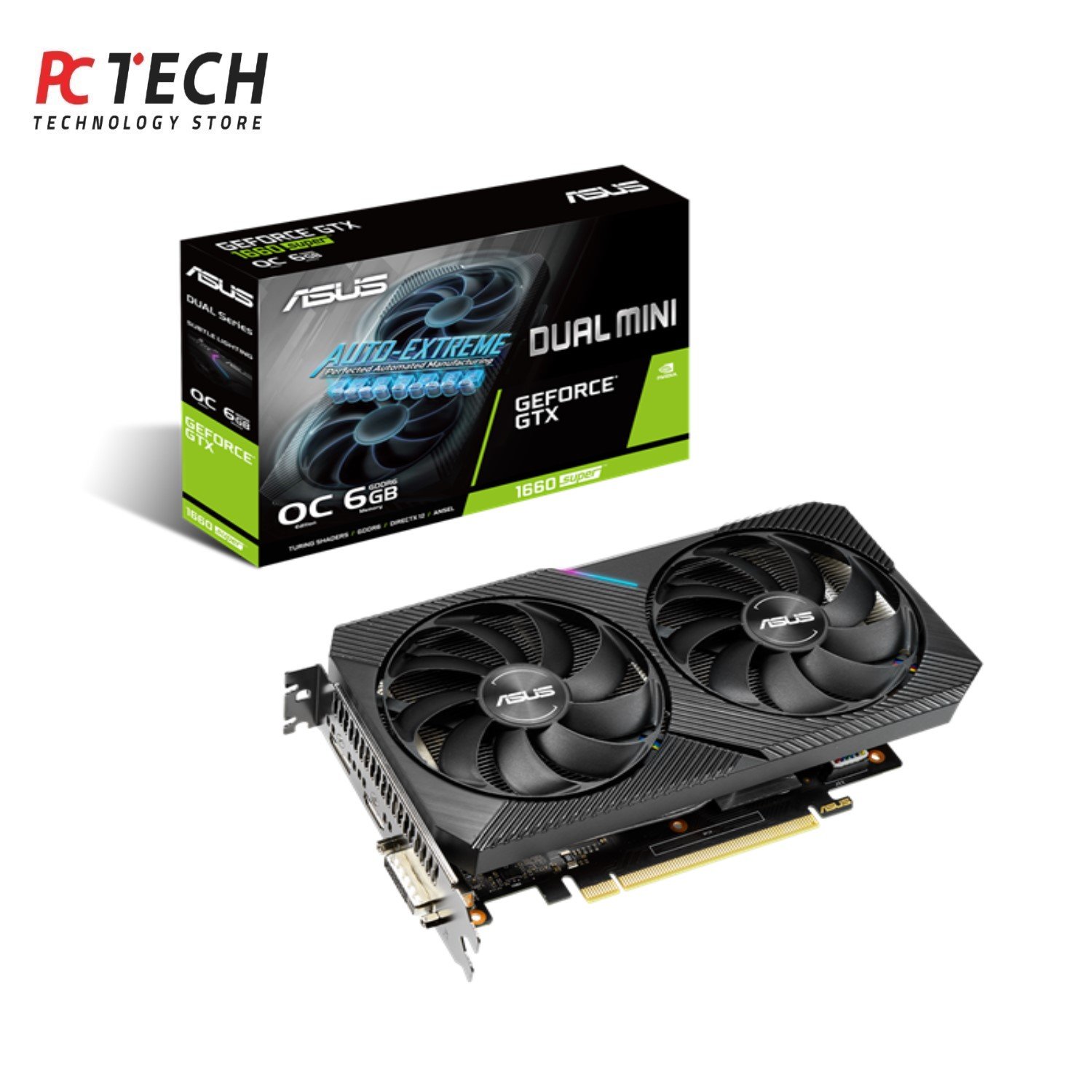MINI ASUS DUAL MINI GeForce GTX 1660 SUPER 6GB - BOX VERSION - Image 1