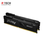 Kingston FURY Beast 32GB (2×16GB) DDR4 3200MHz CL16 Desktop RAM Kit