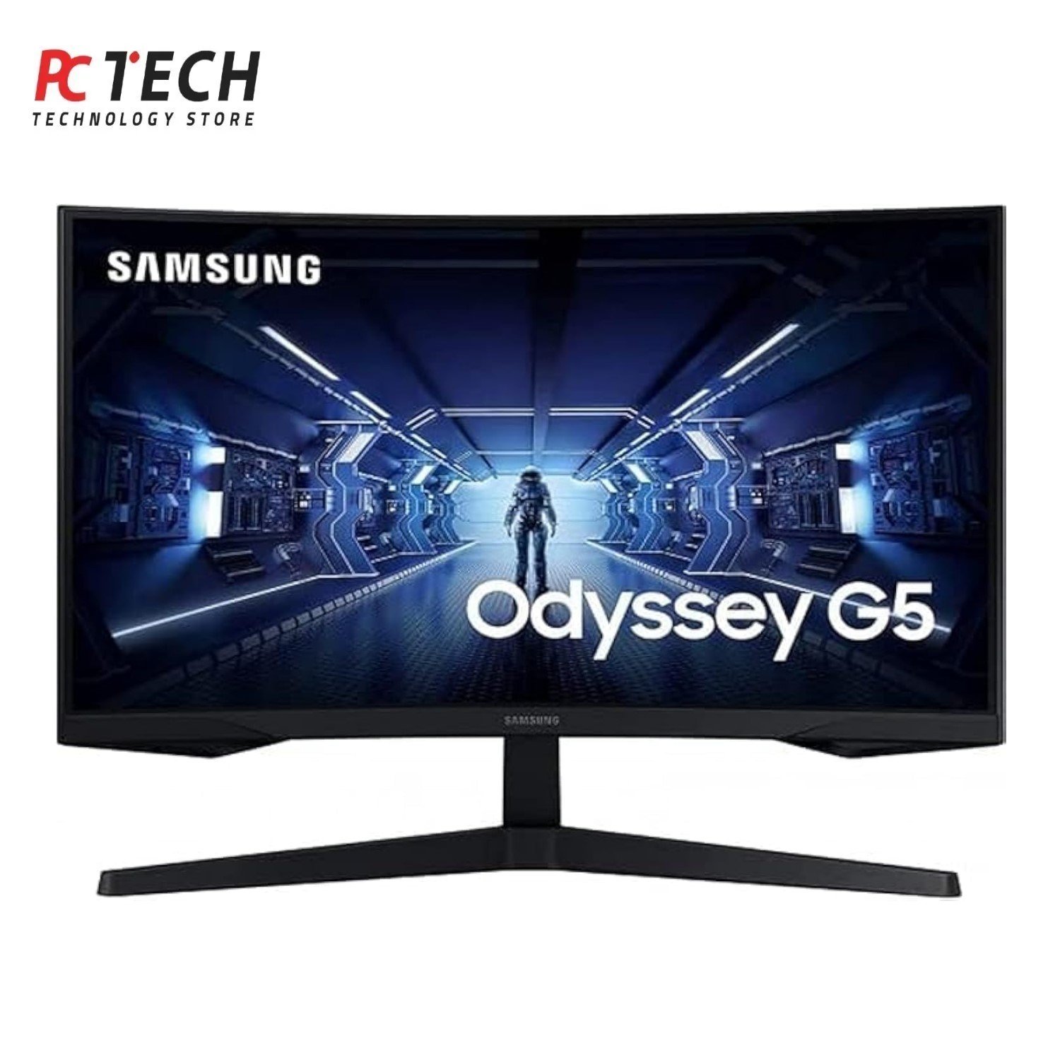 g5 1 Samsung Odyssey G5 27" Curved Gaming Monitor – 2K QHD - Image 1